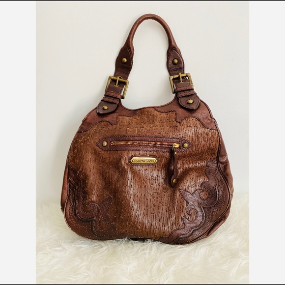 Isabella Fiore Handbags - Isabella Fiore boho leather tote bag